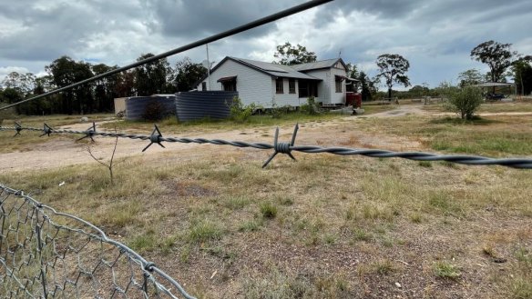 The Train property in Wieambilla, Queensland, where several police and a neighbour were shot dead in December 2022.