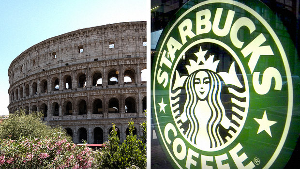When in Rome ... drink Starbucks coffee?