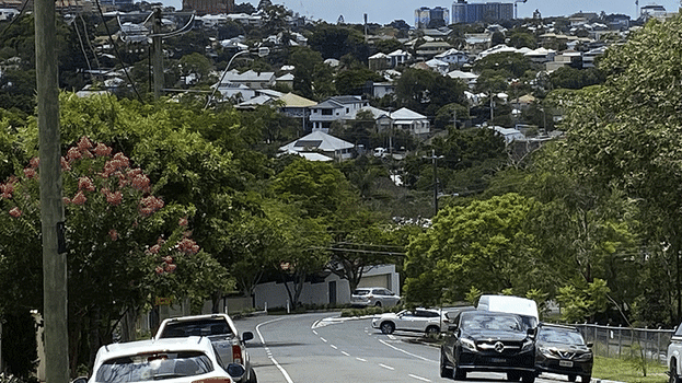 Brisbane tree cover – or lack thereof.