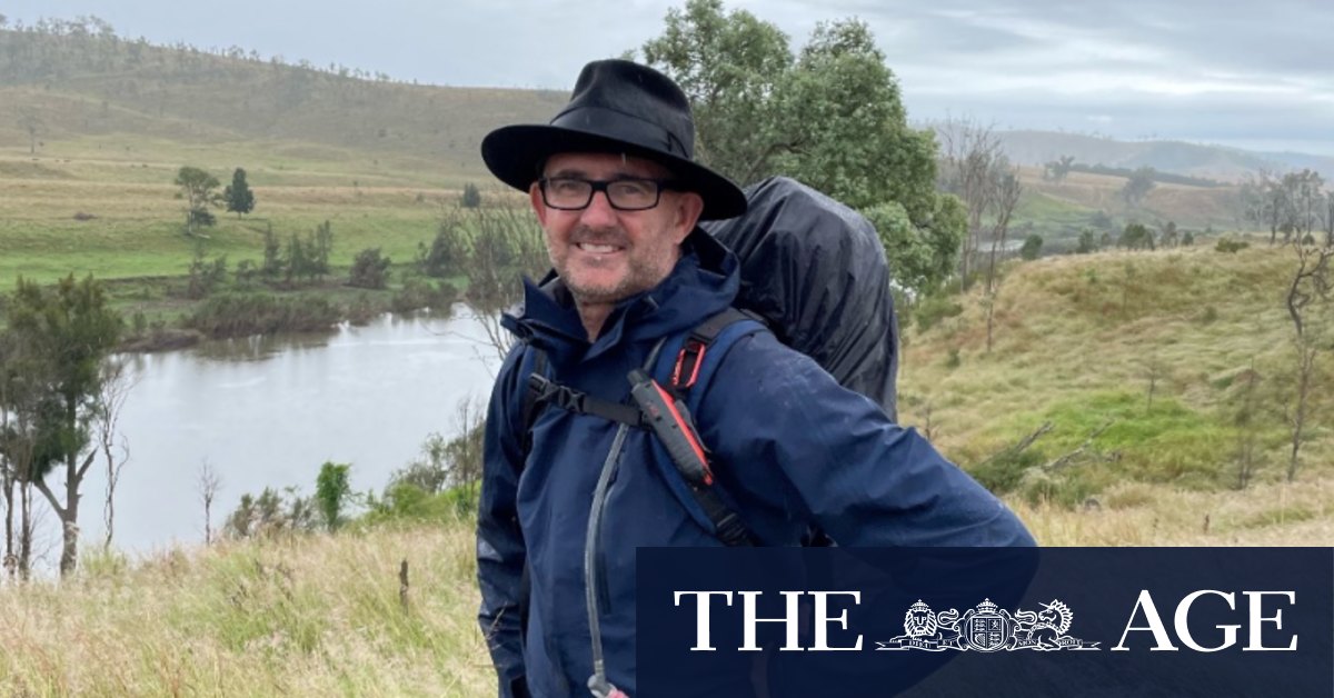 Simon set out to walk the entire length of the Brisbane River. Then the rains came