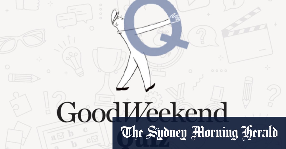 Good Weekend Superquiz, June 28