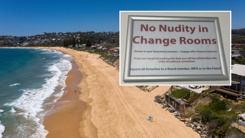 Australia Naked Beach - Nudity ban in Central Coast change rooms stirs debate