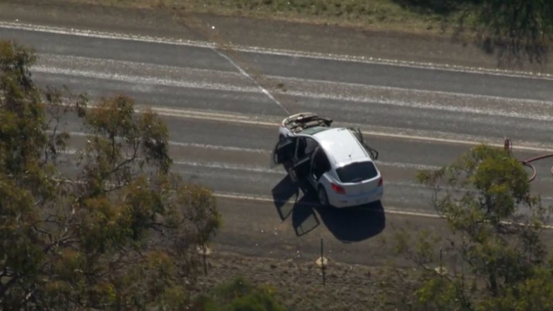 Two dead after stolen car involved in head-on crash in Toolern Vale