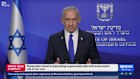 Benjamin Netanyahu makes a recorded address to Israel on Friday.