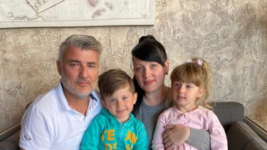 Martha Walkowsky, husband Brian Fisher, and twins Phoebe and George are stranded in the UAE.