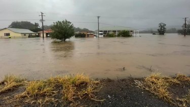Telegraph Point on the NSW Mid North Coast, which was inundated by the floods in March.
