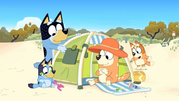 Bluey's dad, Bandit, is a master of playtime in the hit animation series that teaches children and parents alike.  