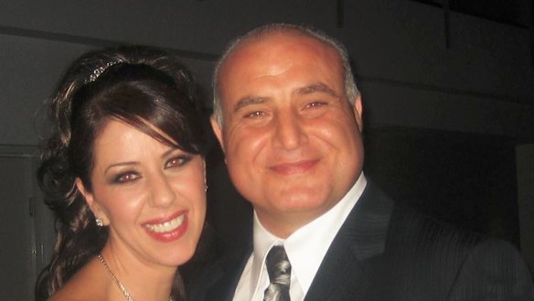 Carol Khattar with her late husband George Khattar. 