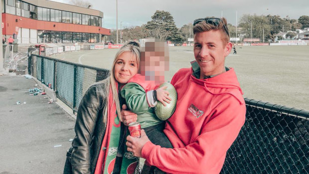 Kayla Potts and Jack Houldcroft, two of four people charged following assaults that left two police officers injured in St Kilda. 