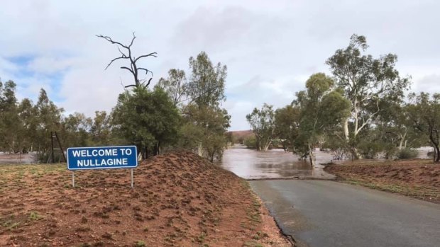 Nullagine remains cut off from major urban centres in the aftermath of Cyclone Blake. 