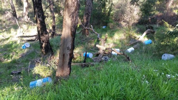 Nine drums of chemical waste were found dumped just off Mount Dandenong Tourist Road.