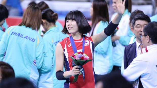 Bullying claims: South Korean volleyball player Lee Jae Yeong.