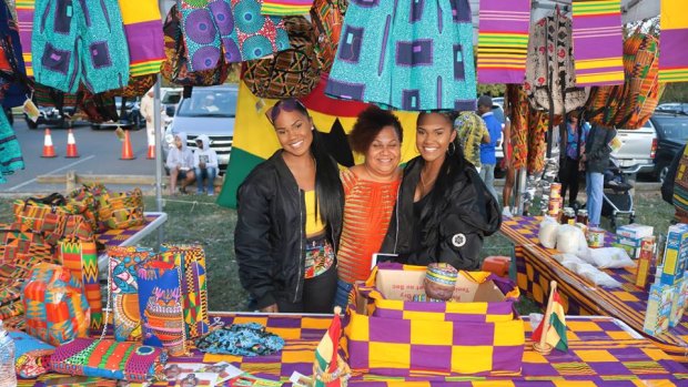 The Derkyi family at the 2018 Africa Party in the Park.