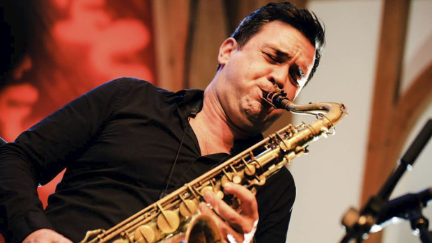 Perth-born saxophonist Brandon Allen.