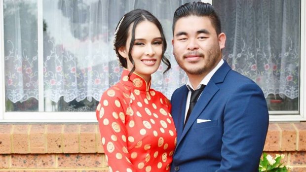 Katherine and Bronko Hoang married just months before the tragic crash. 