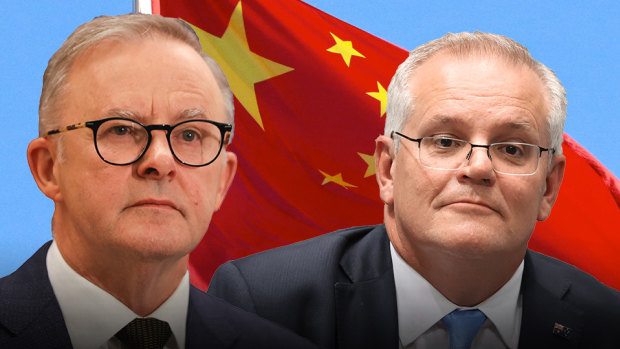 Prime Minister Scott Morrison said Anthony Albanese was the “Chinese government’s pick” at the election.