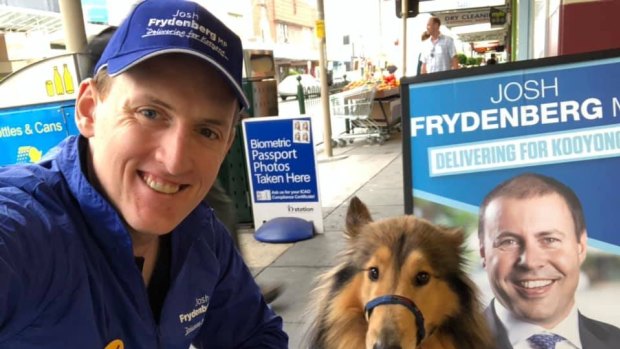 Former Liberal HQ staffer John Osborn has made a number of appearances at Josh Frydenberg campaign events.