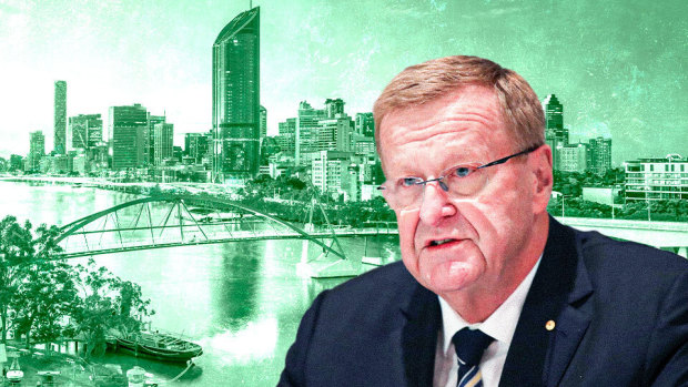 John Coates wants Brisbane to be the test case for a “new norm”, whereby Olympic host cities use their existing infrastructure.