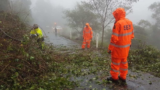 Scenic Rim SES had 14 crews helping with damage across the region following severe storms.