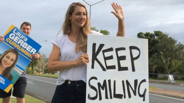 Based on the early vote, The LNP's Laura Gerber was ahead with 48 per cent of the first preference vote.