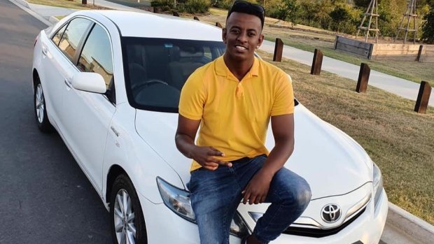 Girum Mekonnen, 19, was fatally stabbed at O’Callaghan Park in Zillmere in Brisbane's north on Sunday evening.