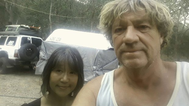 Dave Brereton and his partner Miki are packed up and ready to evacuate at any moment. 