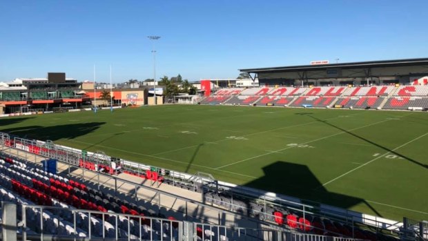 Dolphins Stadium at Redcliffe, north of Brisbane, which is home to the Redcliffe Dolphins.