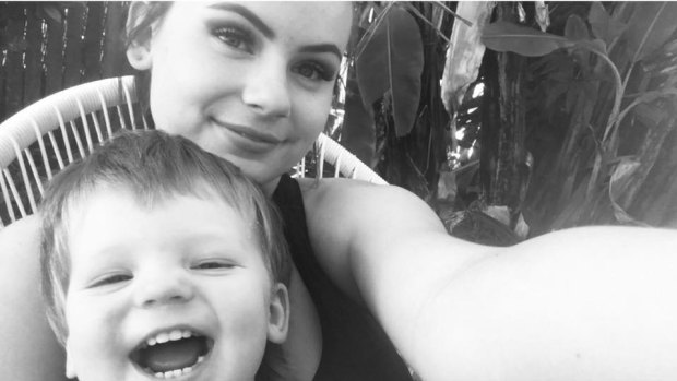 Ruben Scott, 2, with his mother Natasha Scott. The toddler is missing on a far north Queensland cattle station.