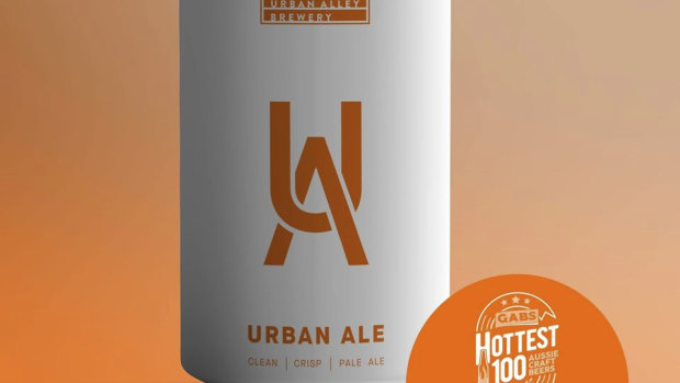 Urban Alley's Urban Ale product. The company registered a trademark for Urban Ale in 2016. 