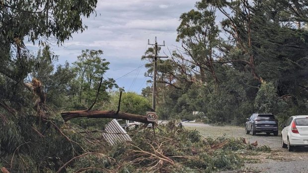 Mirboo North has been described as unrecognisable after Tuesday’s storm.