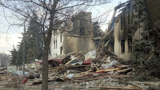 Mariupol has been devastated by daily shelling.