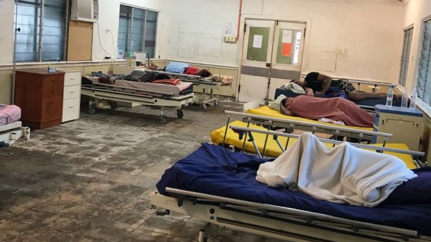 A ward in the Republic of Nauru Hospital, 2018. 