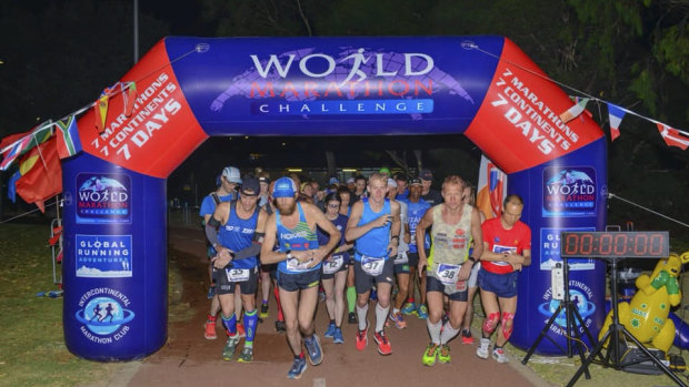 The World Marathon Challenge took place on Saturday night in Perth.
