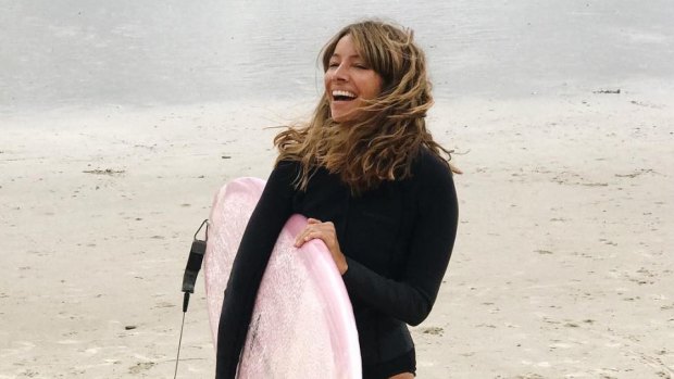 Courtney Adamo is a "murfer", a mum surfer.
