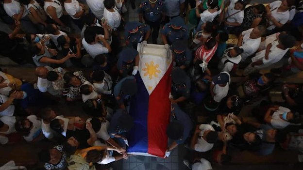 Thousands of people gathered in Degamo’s hometown of Siaton for his funeral last week.