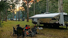You can't get more relaxing than a camping holiday. 