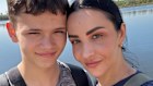 “I wanted to show her how tall I’d gotten.” Marko and Yuliia Dvornychenko. 