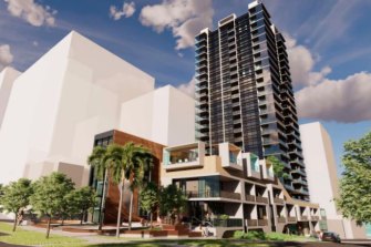 An artist’s impression of the proposal. 