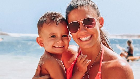 Hannah Baxter, pictured with son Trey, has now also lost her life.