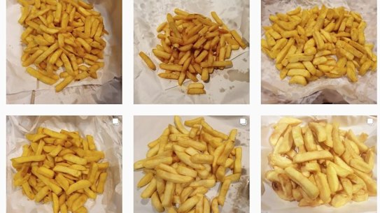 Different batches of chips being tested.