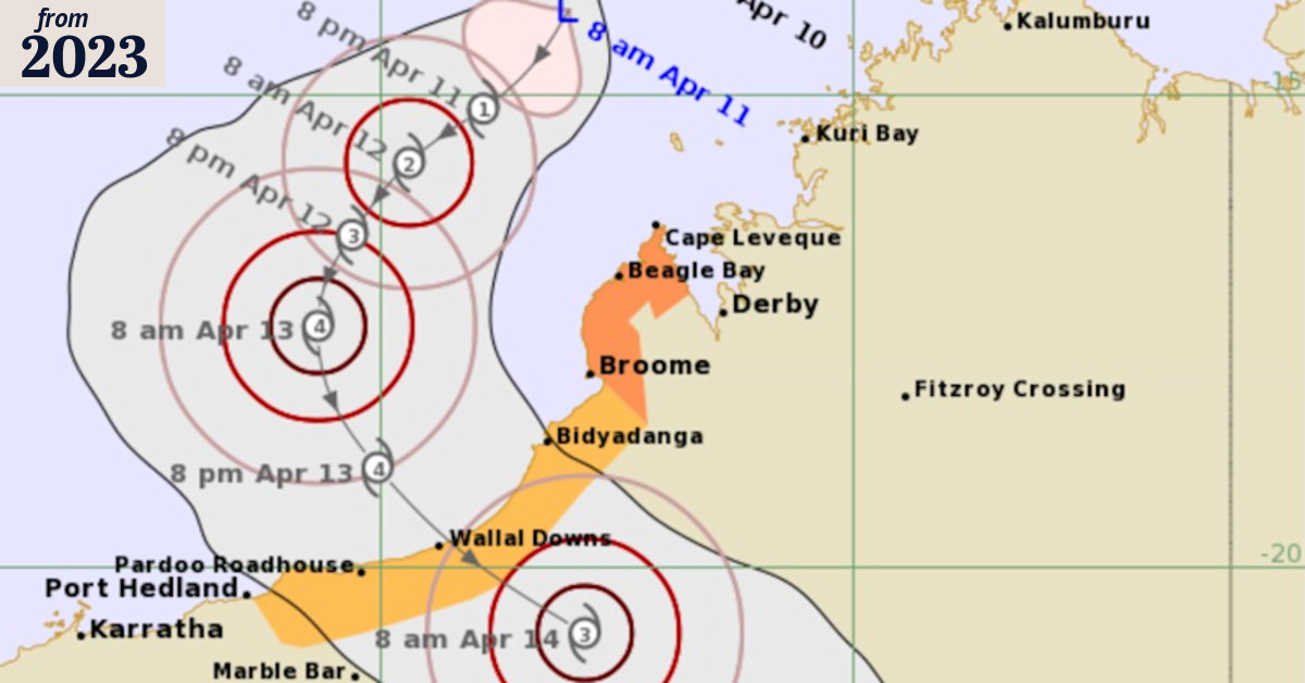 Tropical cyclone forming off WA coast the ‘strongest system in 10 years’