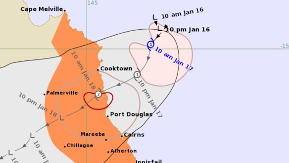 Cyclone Kimi heads offshore, but rainfall and abnormal tides remain