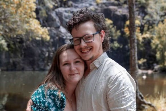 Joseph Quirk (right) and partner Rikki Hayes lost their Billie Eilish tickets after realising they had been locked out of their Ticketek account.
