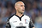 Referee Ashley Klein in action during State of Origin I,