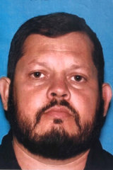This undated photo provided by the Orange Police Department shows Aminadab Gaxiola Gonzalez, a 44-year-old man in Fullerton, California, who is suspected of a shooting that occurred at a counseling activity in Orange, California, Wednesday the 31st. March 2021. 