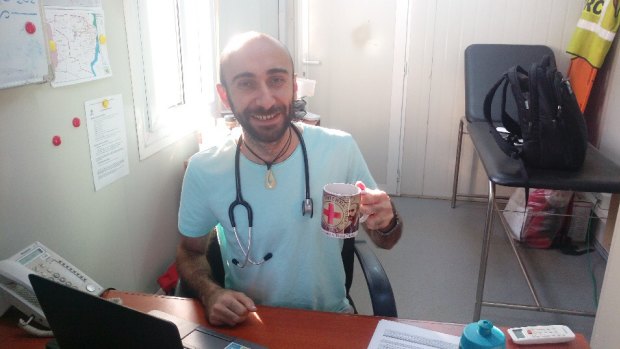 Red Cross worker Salah Raya in South Sudan. 