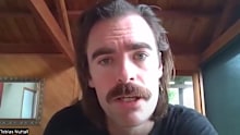 Tobias Nuttall in a recent Waking World episode that was filmed and uploaded to YouTube.
