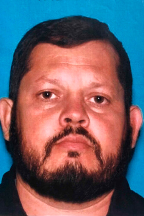 This undated photo provided by the Orange Police Department shows Aminadab Gaxiola Gonzalez, a 44-year-old Fullerton, California man who is the suspect in a shooting that occurred inside a counseling business in Orange, California, on Wednesday, March 31, 2021. 