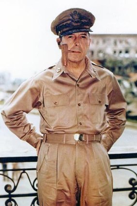 US General Douglas MacArthur.