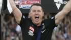 Collingwood coach Craig McRae. 